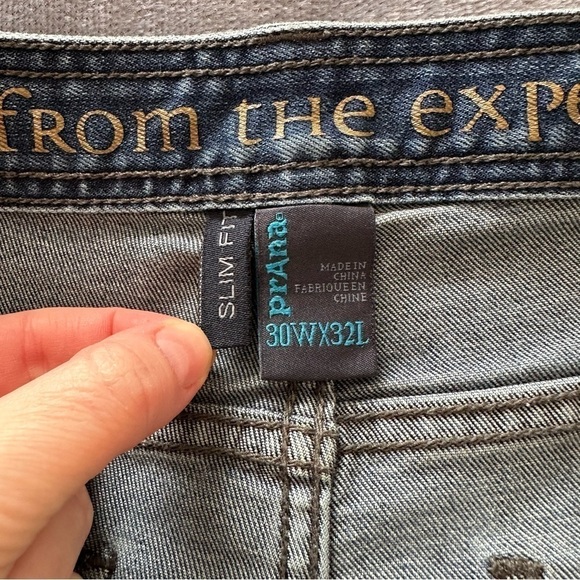Prana Blue Wash Slim Fit Organic Cotton Blend Men’s Jeans 30 X 32 - Picture 7 of 12